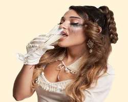 Gabi DeMartino consuming alcohol